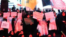 زنان پرند کفن‌پوش شدند + عکس