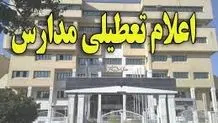 مدارس ابتدایی استان تهران فردا غیرحضوری شد