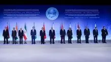 عکس یادگاری رؤسای هیات‌های شرکت‌کننده در نشست نخست‌وزیران سازمان همکاری شانگهای