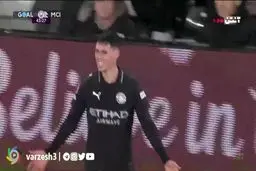 گل سوم منچسترسیتی به فولام+ ویدئو