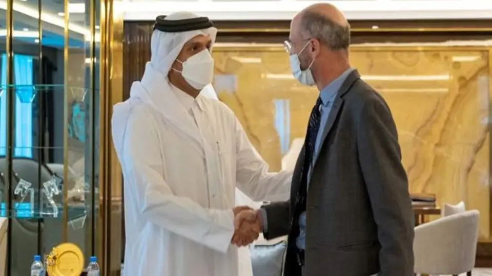 وزیر خارجیة قطر والمبعوث الامیرکي یبحثان مستجدات مفاوضات فیینا