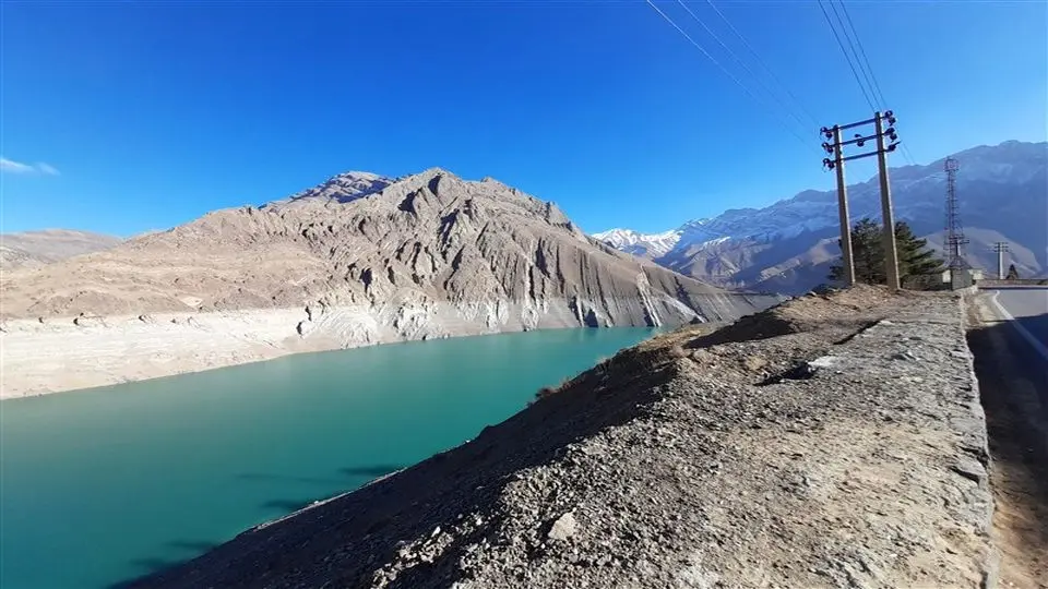 کاهش ۵۶ درصدی حجم آب مخزن سد کرج