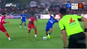 اعتراض باشگاه استقلال خوزستان به اتفاق نیمه اول + ویدیو