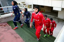 تصاویر دیدنی از بازی زنان پرسپولیس و یاسام کردستان