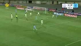 گل سوم چادرملو به گل گهر+ ویدئو