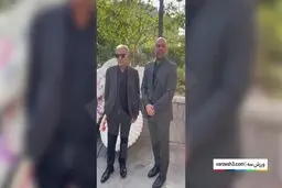 سرمربی استقلال در مراسم اکبر عبدی+ ویدئو