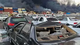 خسارت ۲۱۰ میلیارد تومانی  در انفجار بندر

