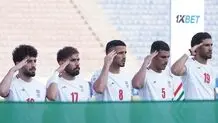 پایان نیمه اول بازی ایران و هند