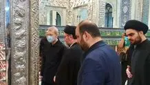 علی لاریجانی در میان زائران اربعین/ عکس


