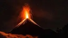 آتشفشان تفتان فعال شد؟/ تصاویر