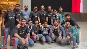 تیم ملی کشتی آزاد ایران به آمریکا رسید