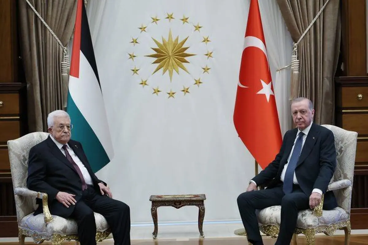 دیدار اردوغان با محمود عباس رییس تشکیلات خودگردان فلسطین