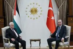 دیدار اردوغان با محمود عباس رییس تشکیلات خودگردان فلسطین