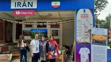 مکزیکی‌ها در صف غرفه ایران