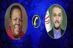 Iran, S Africa FMs discuss regional developments