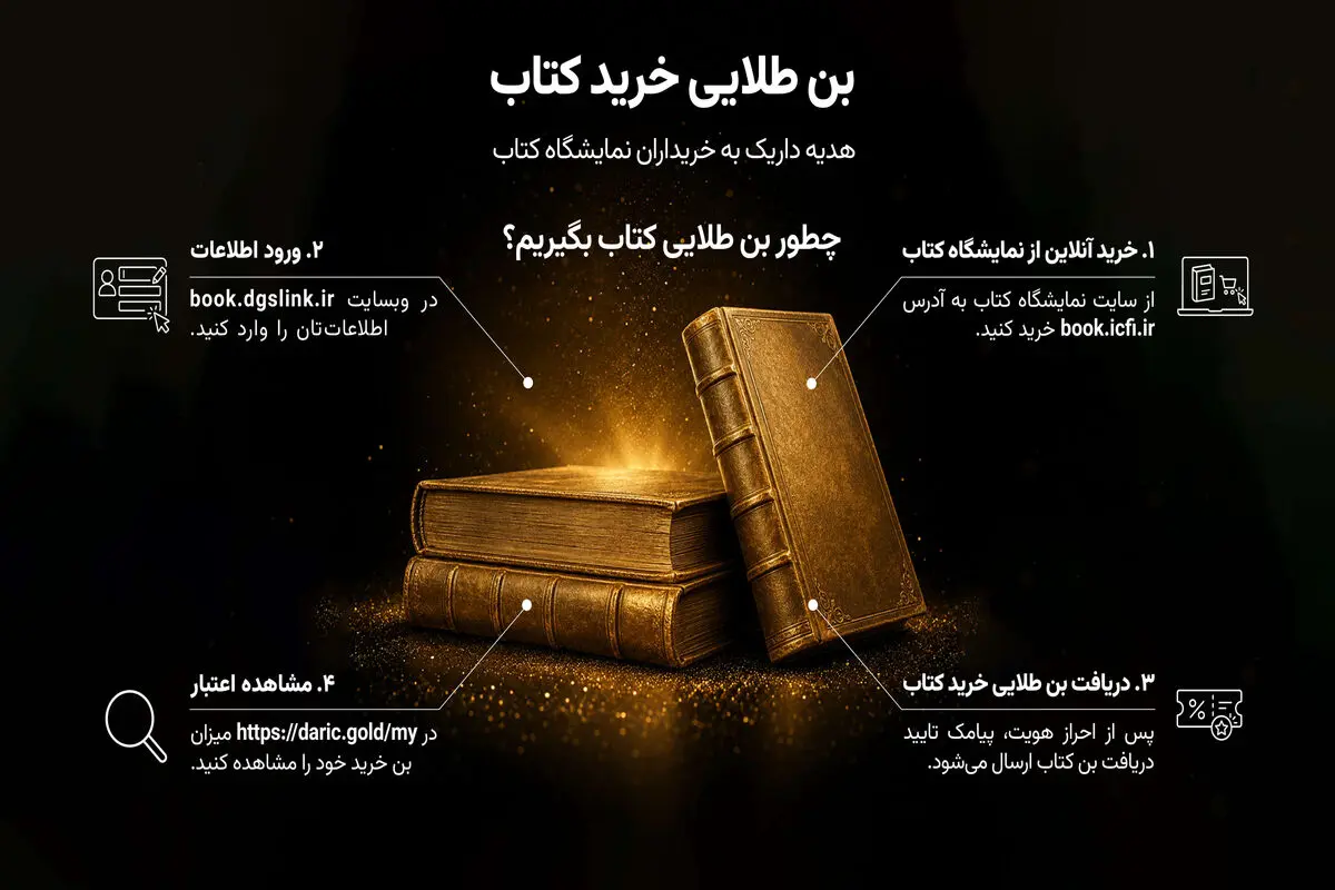 بن طلایی خرید کتاب؛ نمایشگاه آنلاین کتاب 1405