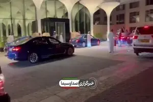 عراقچی در حال ترک مسقط+ ویدئو