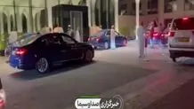 عراقچی در حال ترک مسقط+ ویدئو