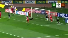 گل اول خیبر به پرسپولیس+ ویدئو