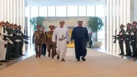 سلطان عمان با محمد بن زاید در ابوظبی دیدار کرد