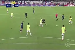 گل اول ژاپن به برزیل را ببینید + ویدئو