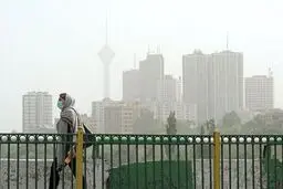 شاخص آلودگی هوای تهران امروز دوشنبه ۳ آذر ۱۴۰۴