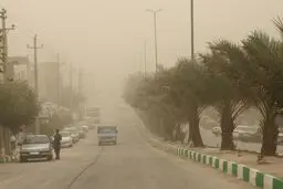 گرد و غبار مهمان همدانی‌ها
