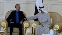 أمیر عبداللهیان لنظیره الاماراتي: الکیان الصهیوني یسبب الارهاب والتخریب في المنطقة