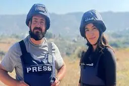 شهادت یک خبرنگار و یک تصویربردار در پی حمله اسرائیل به تیم خبری المیادین