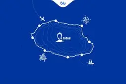 بلو، حامی ماراتن بزرگ کیش شد