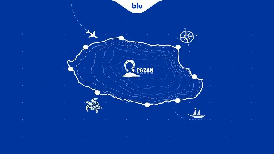 بلو، حامی ماراتن بزرگ کیش شد