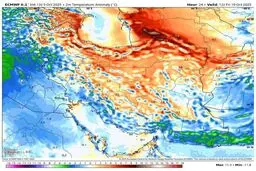 ورود سامانه بارشی جدید به کشور/ این مناطق منتظر رگبار باران و کاهش شدید دما باشند