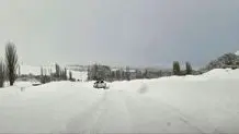 زمستان در بهار اردبیل/ ارتفاع برف آلوارس سرعین به ۴۰ سانتی‌متر رسید