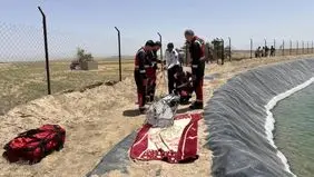 غرق شدن در استخر کشاورزی 