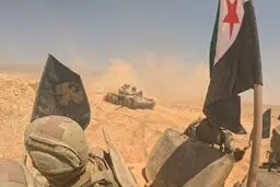 استقرار نظامیان سوریه در مرز عراق