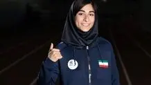 مریم احمدی دختر دونده ایران به نقره آسیا رسید