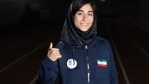 مریم احمدی دختر دونده ایران به نقره آسیا رسید