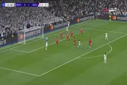 گل اول رئال مادرید به بنفیکا+ ویدئو