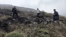 آخرین جزییات آتش‌سوزی در چالوس اعلام شد / ۱۵ هکتار مرتع تبدیل به خاکستر شد 