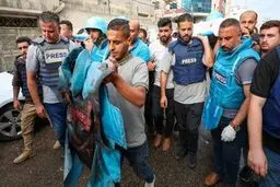 گزارش تازه از آخرین تعداد خبرنگاران شهید در غزه

