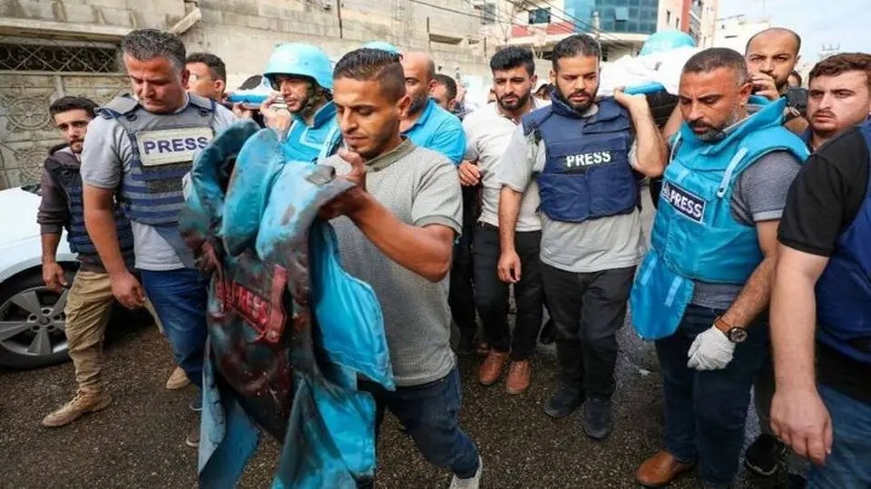 گزارش تازه از آخرین تعداد خبرنگاران شهید در غزه

