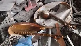 خداحافظی غم انگیز با آموزشگاهی که بمب ویرانش کرد