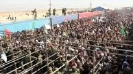 وضعیت نابسامان زائران اربعین در مرز مهران/ ویدئو

