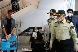 برای حفاظت از کادر درمان، پلیس در بیمارستانها مستقر شد 