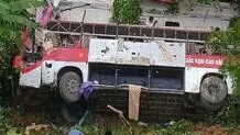 ۲ کشته و ۲۷ زخمی بر اثر سقوط اتوبوس به دره در جنوب فیلیپین