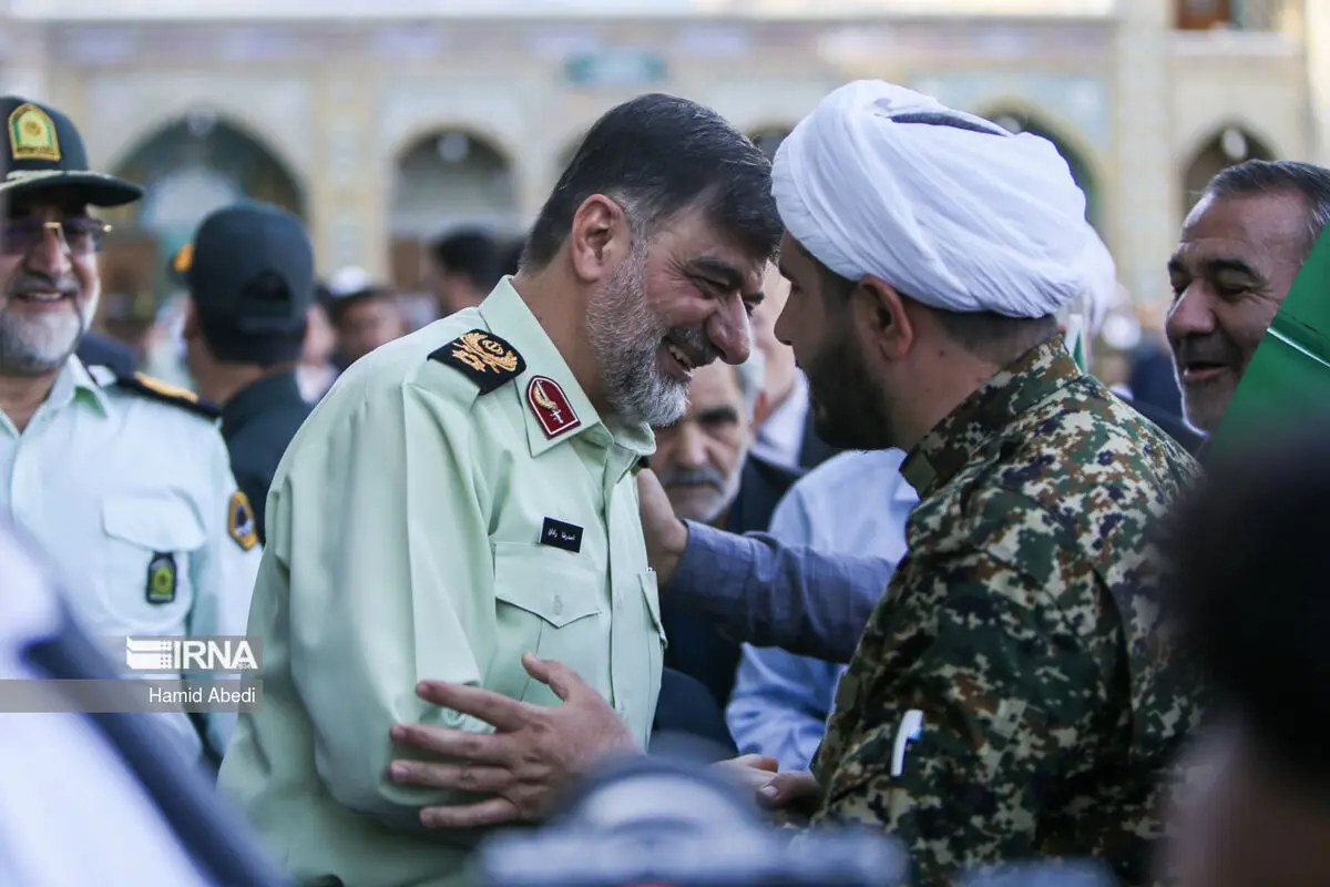 تصاویری متفاوت از حاضران در تجمع حمایت از گشت ارشاد در قم
