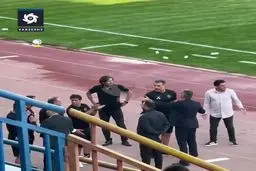 جنجال در مسابقه پیکان و آلومینیوم + ویدیو