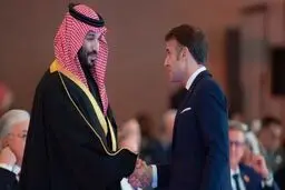 گفتگوی ولیعهد عربستان و رئیس جمهور فرانسه درباره ایران