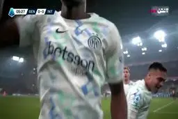 گل اول اینتر به جنوا+ ویدئو