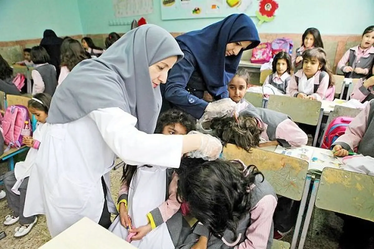 شیوع شپش بین دختران دانش‌آموز در مدارس خراسان شمالی